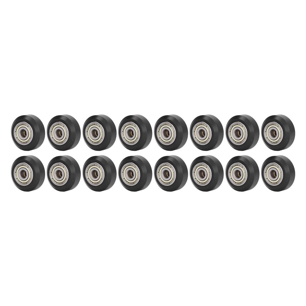 48PCS 3D Printer Pulley Wheel Set Stable Low Friction POM Precise Steel Pulley Set for Printing