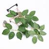 30/60PCS Artificial Plants Large Leaf Roses Leaves Festival Decor Cheap Home Wedding Bride Wrist Accessories Decorative Flowers