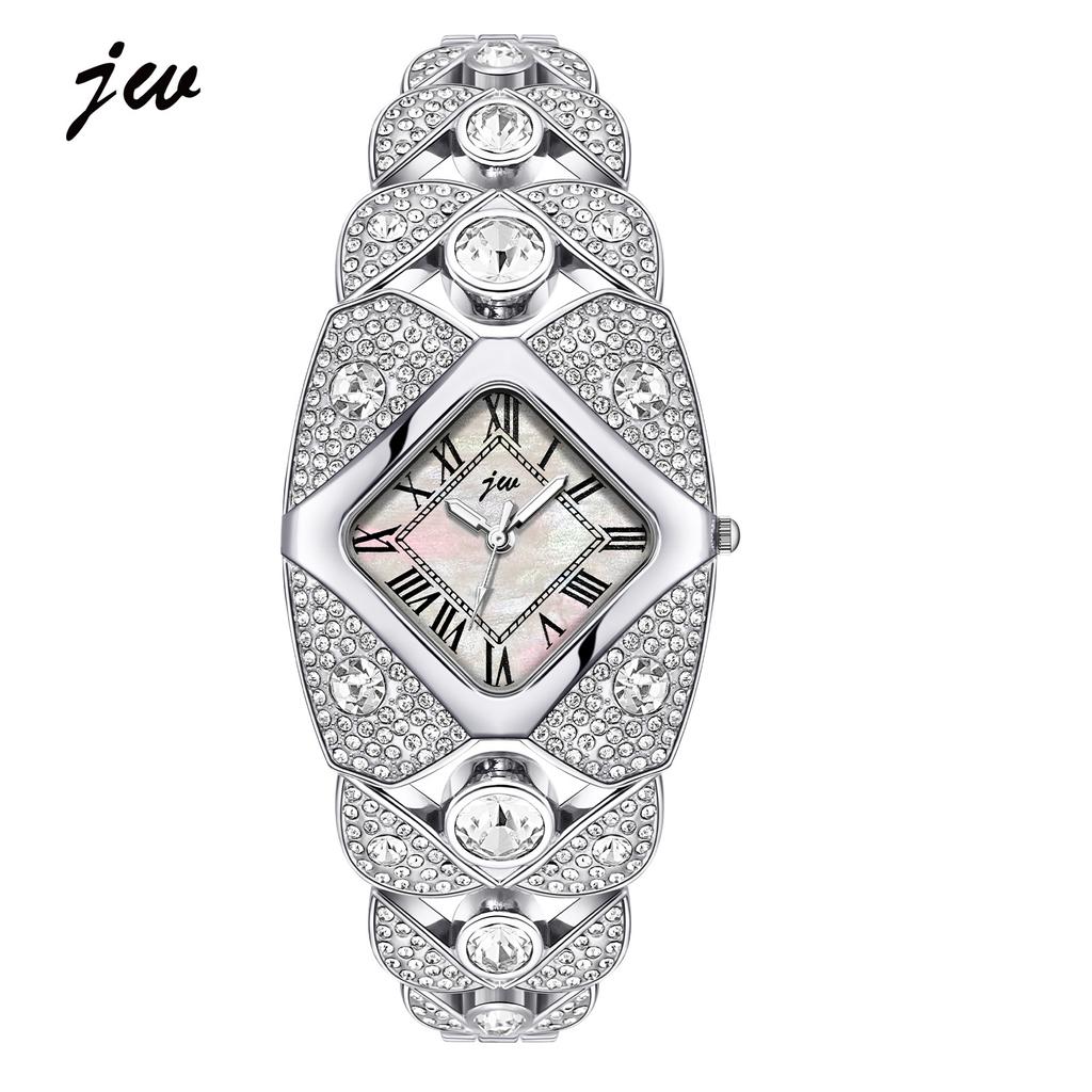Light Luxury Full Diamond High-End Bracelet Women'S Watch Niche High-End Retro Bracelet Quartz Watch