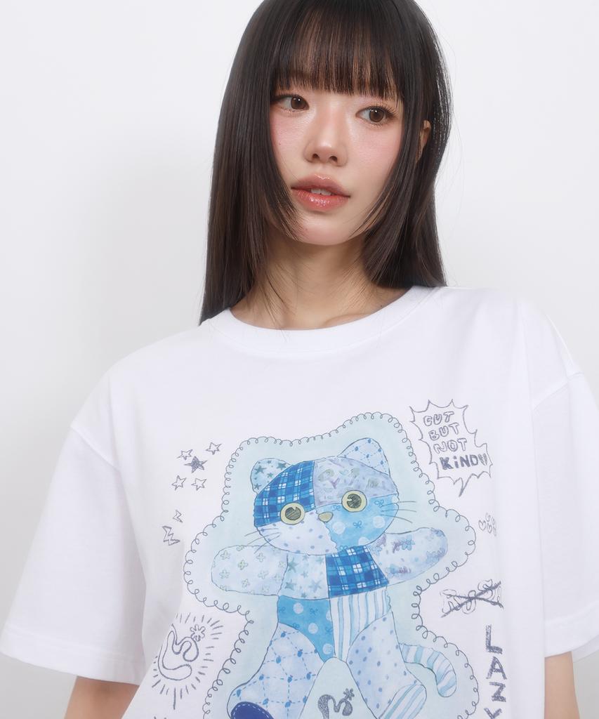 LMR Toy Shangnyong Graffiti Short Sleeve T-Shirt White