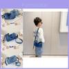 Stylish Korean Kids Backpack Lightweight Denim Crossbody Bag For Boys And Girls Perfect For Outdoor Use