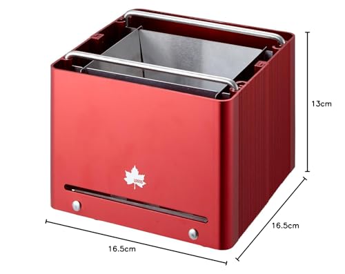 LOGOS Grill Cube Barbecue Stove (1-2 Persons) - Also Suitable for Skewers and Other Cooking
