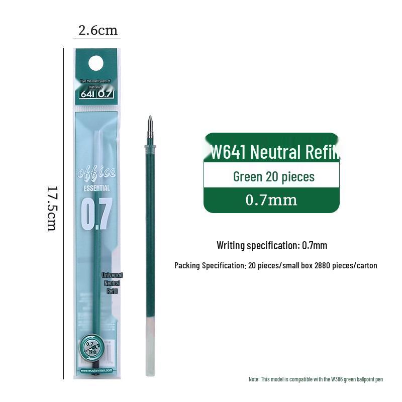 Schwarzer Neutraler Kalligraphie-Stift: 5000-Jahres-Großkapazität, Schreibübungen für Schüler, Grüner Augenschutz