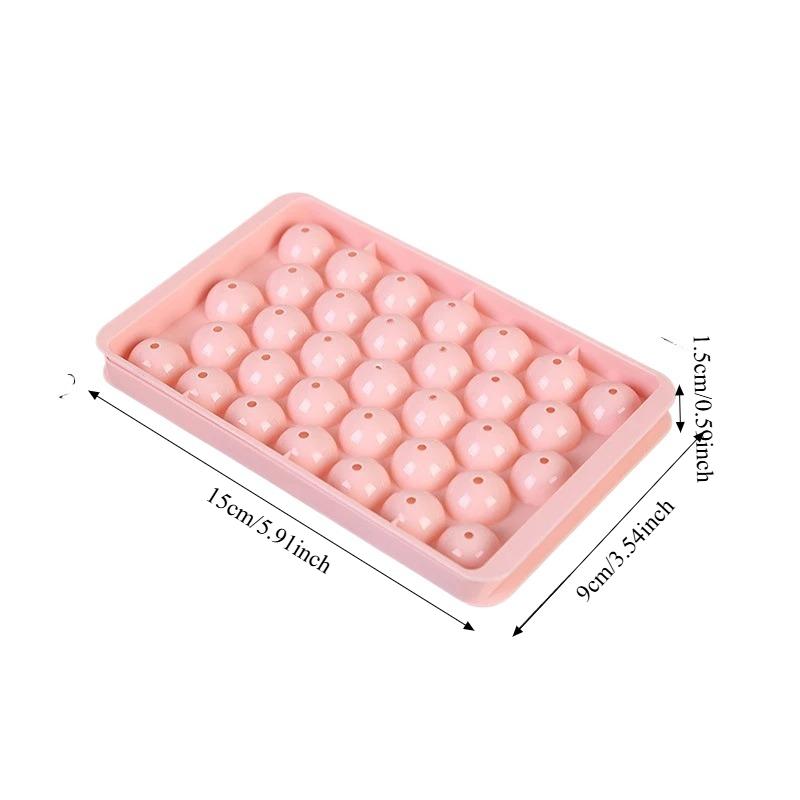 

3D круглый лоток для кубиков льда с крышкой, пластиковая форма для льда в ромбовидном стиле, сферические формы для холодильника «сделай сам», машина для приготовления ледяных шаров, кухонные инструменты