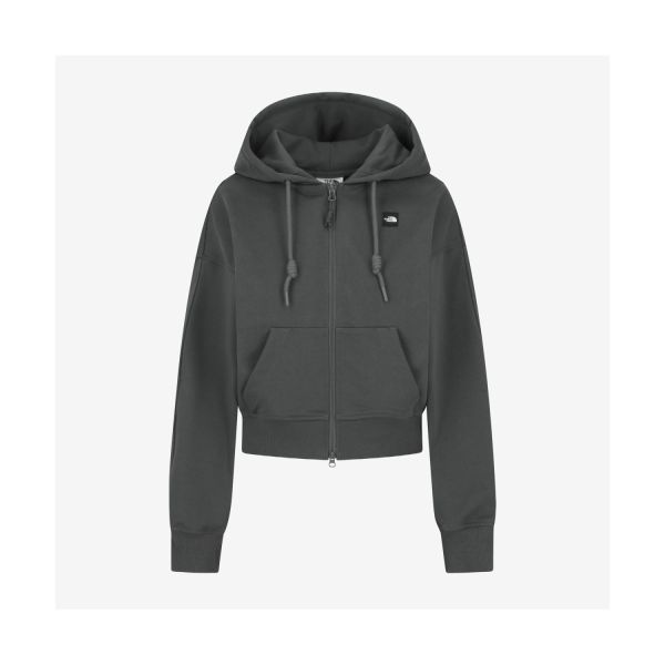 The North Face Logo Zip-Up Hooded Long Sleeve Jacket Unisex jackets NJ5JS01L