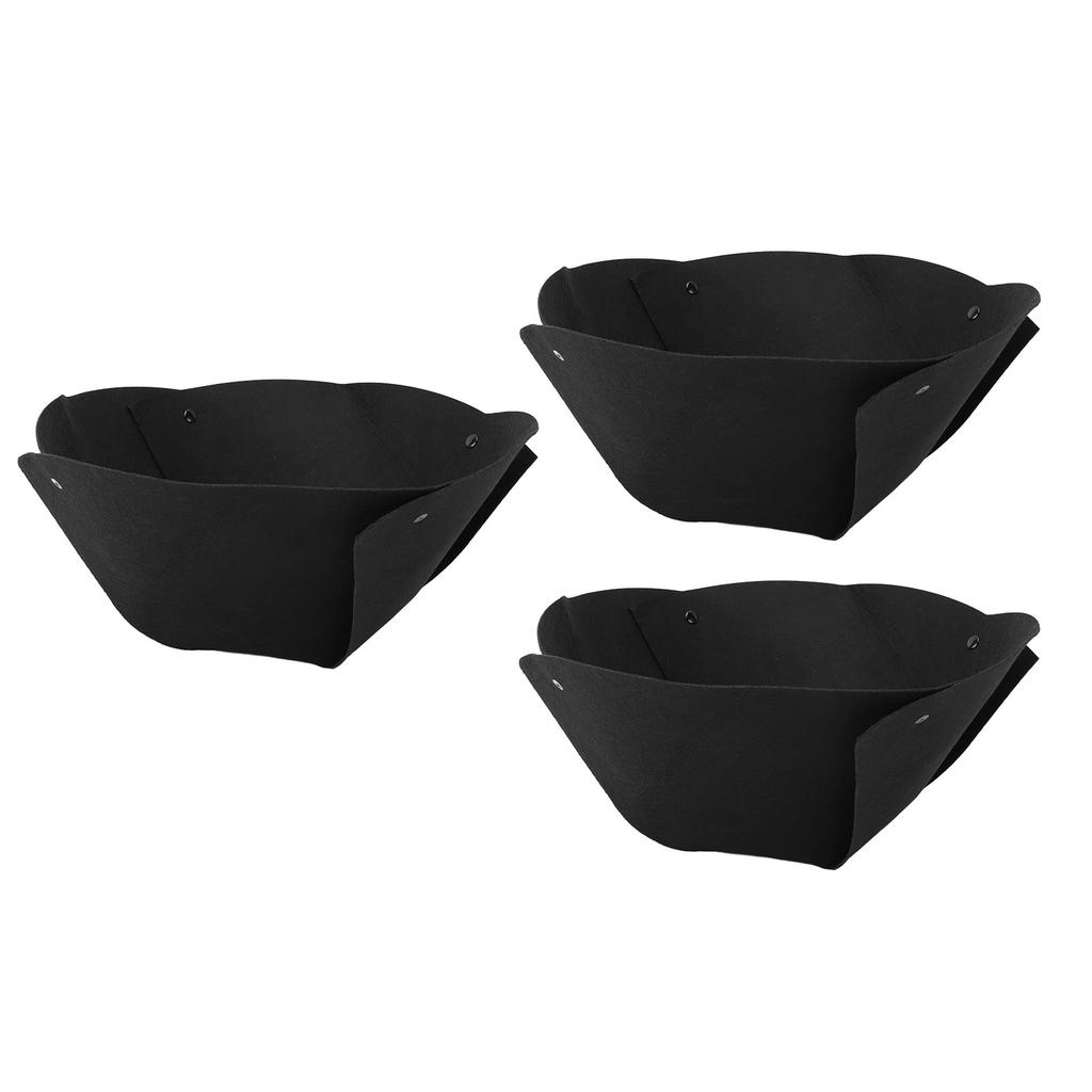 3 Stück Halbrunder Pflanzgefäß-Einsatz Halbkreis Blumentopf-Einsatz Wandkorb-Einsatz Ersatz für