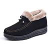 Winter Cotton Shoes Women's Flannel Surface Plus Velvet Thickening Warm Mother Shoes Tendon Bottom Non-slip