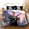 Grand Theft AutoGameDuvet Cover  Children's Birthday Gift with Zip Room Decor for Teenagers adulte  Microfibre Duvet Cover