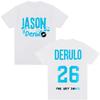 Jason Derulo Last Dance Tour 2026 Grafika Bavlněné Tričko Unisex Y2k Hip Hop Styl Retro Letní Pánské Tričko s Krátkým Rukávem Dárek pro Fanouška