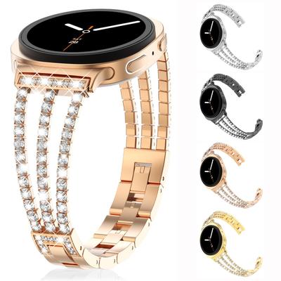 Modisches Kettenarmband für Samsung Galaxy Watch 8 - Kristalldesign, 2025 Edition