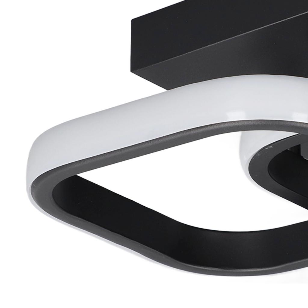 Modern LED Ceiling Light Elegant Stylish Quadrate Overlapping LED Ceiling Lamp for Bedroom Living Room 85‑265V