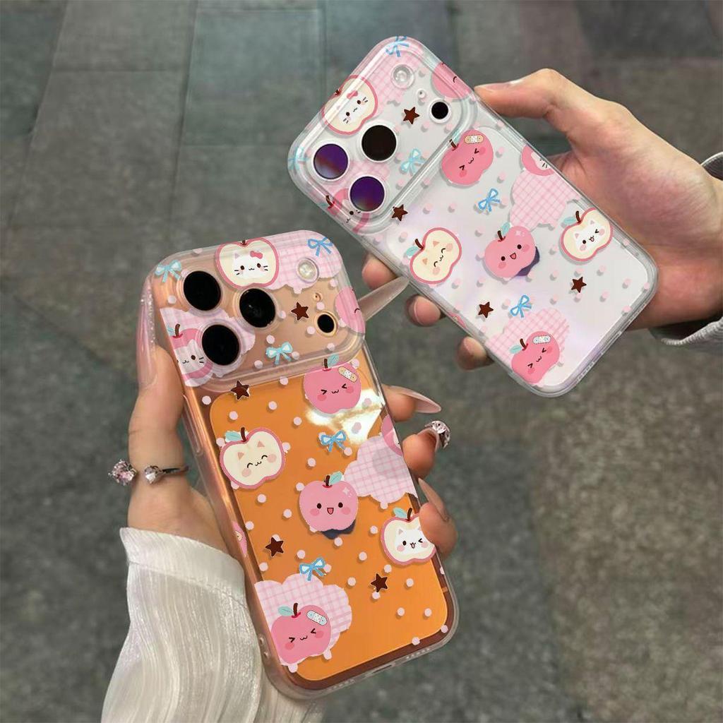 Smiley Face Soft Shell Case for Apple 17 Pro Max - Drop-proof, Camera Button Integrated