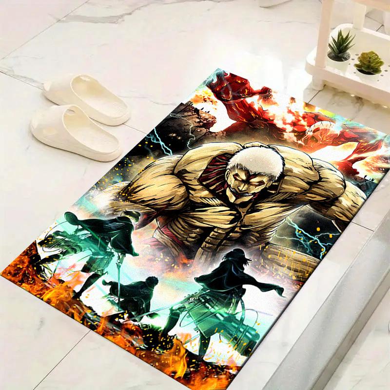Attack Titan Carpet Rug for Living Room Bedroom Home Sofa Decoration,Kids Play Non-slip Floor Mat
