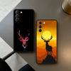 D-Deer-ER Phone Case For Samsung S25,24,23,22,30,21,10,9,Ultra,Plus,Lite,FE,4,5 G Soft Black Case