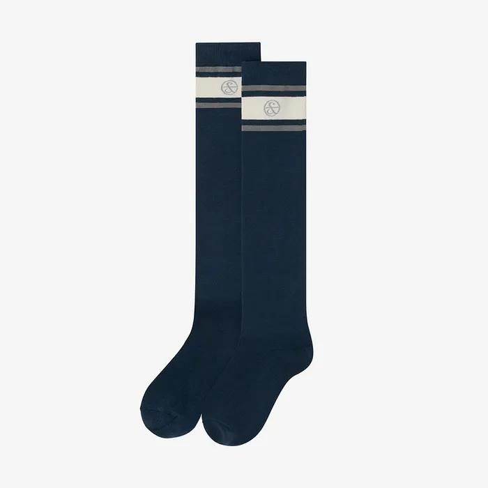 Daily striped knee socks