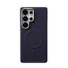 Samsung S25ultra Mobile Phone Case S24plus Kevla Carbon Fiber Pattern Magnetic Suction Belt Metal Lens Ring