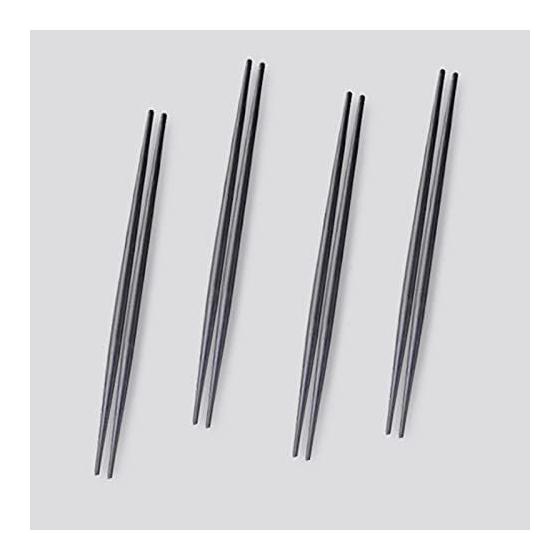 Chopsticks Set, Stylish Stainless Steel Chopsticks (4 Pairs), Cutlery Set, Nordic Style, Wedding Gift, 22cm, Japanese/Western Tableware, Family,