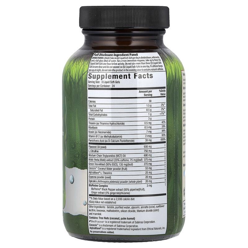 Turbo-Energy, Libido-Max RED™ With L-Citrulline & Guarana, 72 Liquid Soft-Gels