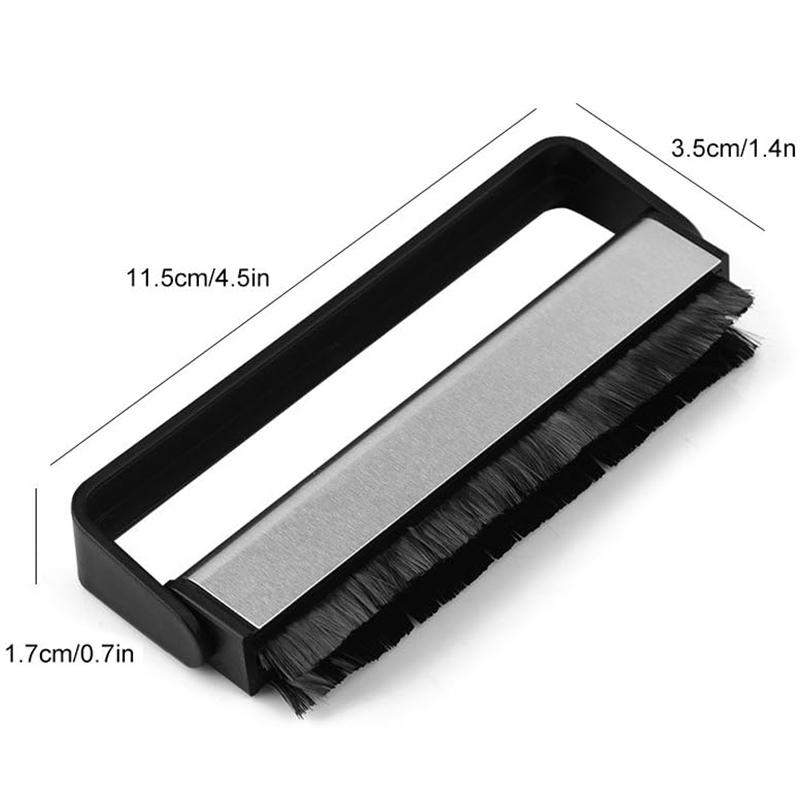 Vinyl Record Cleaning Brush Anti-Static Carbon Fiber Record Brush Detergent Fibre Cloth LP Vinyl Phonograph Player Accessories