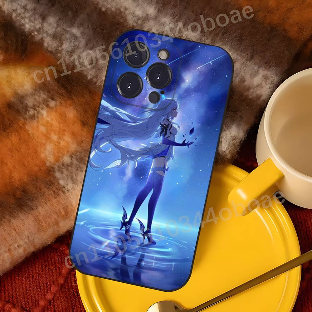 S-Skirk Genshin Impact Phone Case For iPhone 17,16,15,14,13,12,11,Pro,Max,Plus Shockproof Cover