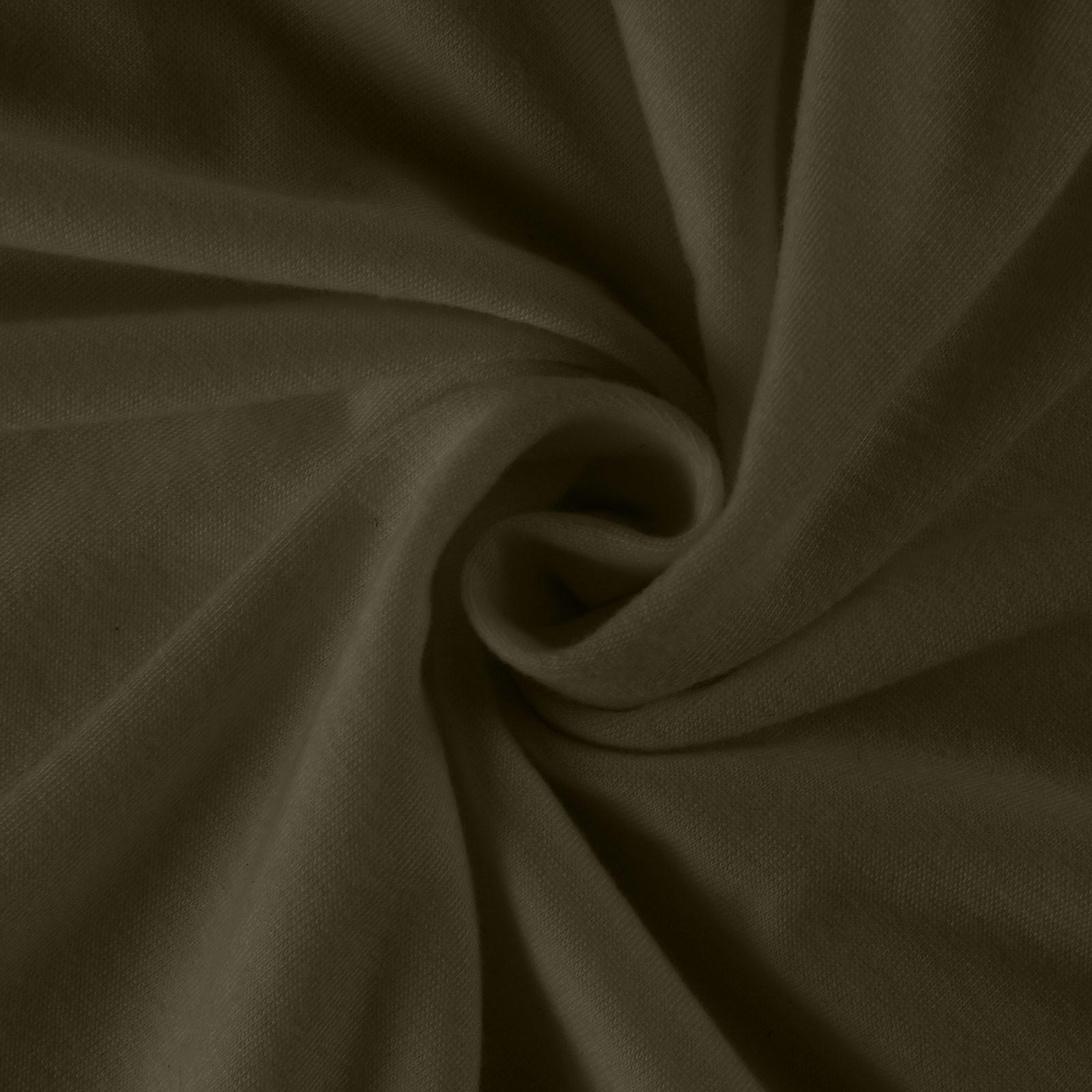 Женская однотонная свободная футболка с круглым вырезом и длинными рукавами средней длины — фото 8