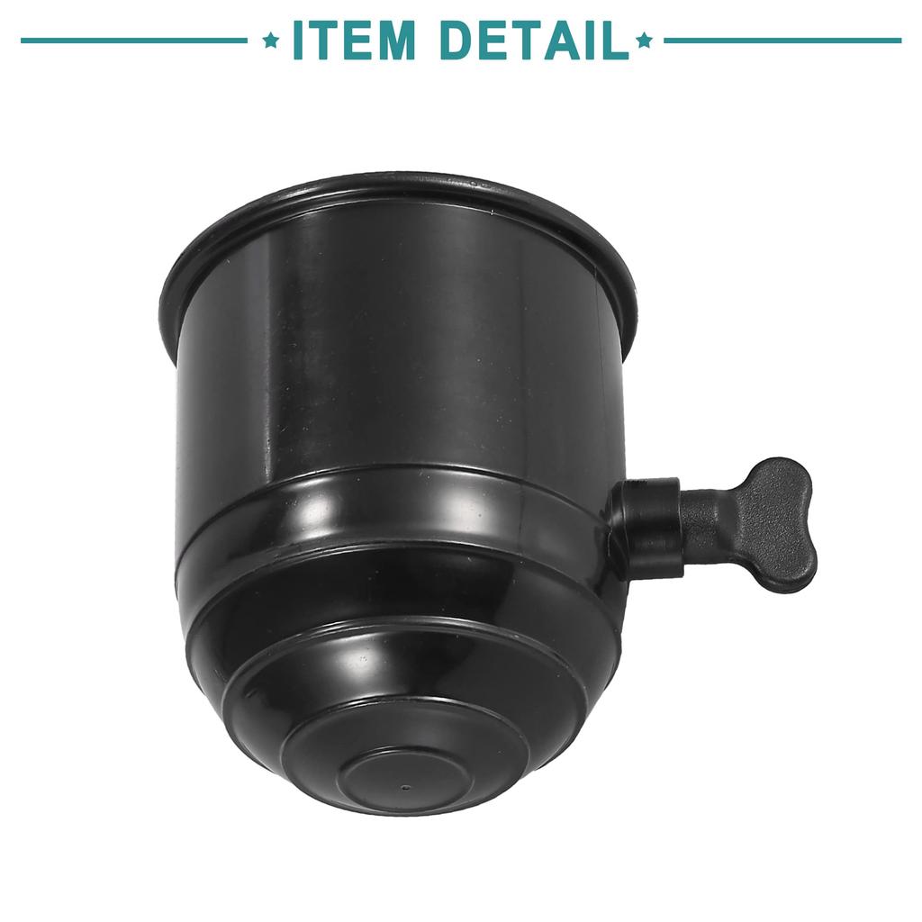 ACROPIX 50mm Inner Diameter Universal Black Trailer Hitch Ball Cover with Knobs (1 Pack)