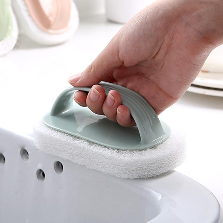 Haushaltsreinigungsbürste, Badewannenbürste, Badezimmerfliesenbürste, Küchenbürste mit einfarbigem Streifengriff, Spülbeckenbodenbürste, Schwammwischer