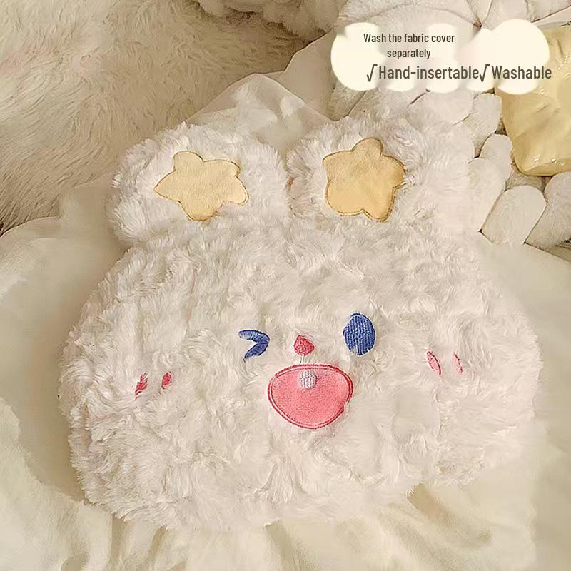 Rechargeable Plush Hot Water Bottle - Explosion-Proof Hand Warmer, 2024 Style Electric Bed Warmer.