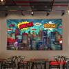 Superhero City Birthday Party Supplies Backdrop Comic Style Building Landscape Decoration Baby Shower Photo Backdround Kid Gift551