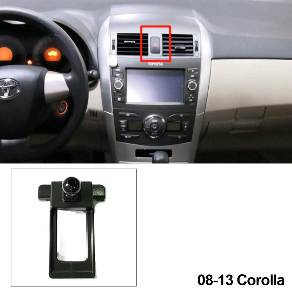 Biltilbehør Interiør Telefonholder Base For Toyota Corolla Camry CHR RAV4 Avalon Prado Highlander 4RUNNER Uten Brakett