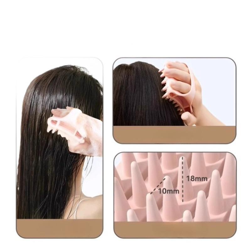 Hair washing and massage comb for scalp cleaning Deep cleansing and anti-itch hair washing brush Hair combing tool for washing hair