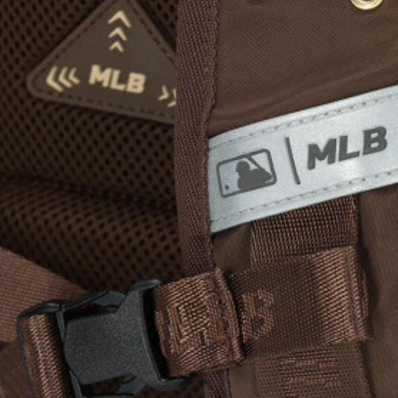 New MLB Boston Red Sox Polyester Backpack Regular Kids' Brown 7ABKMC55N-43BRS