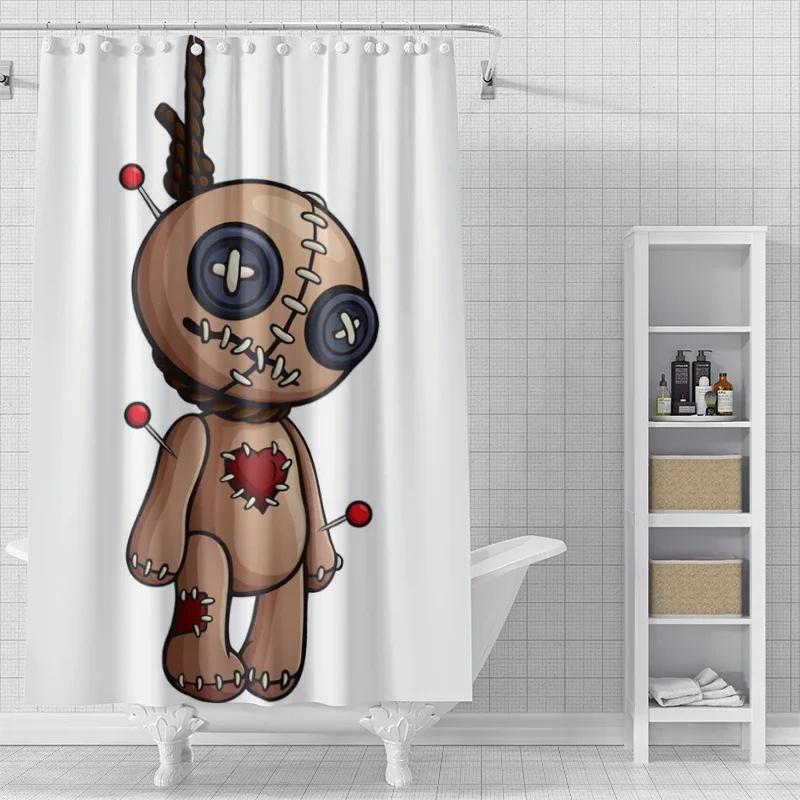 Home shower curtains for bathroom waterproof fabric Modern Nordic style Living Room curtain Halloween Autumn Pumpkin decoration