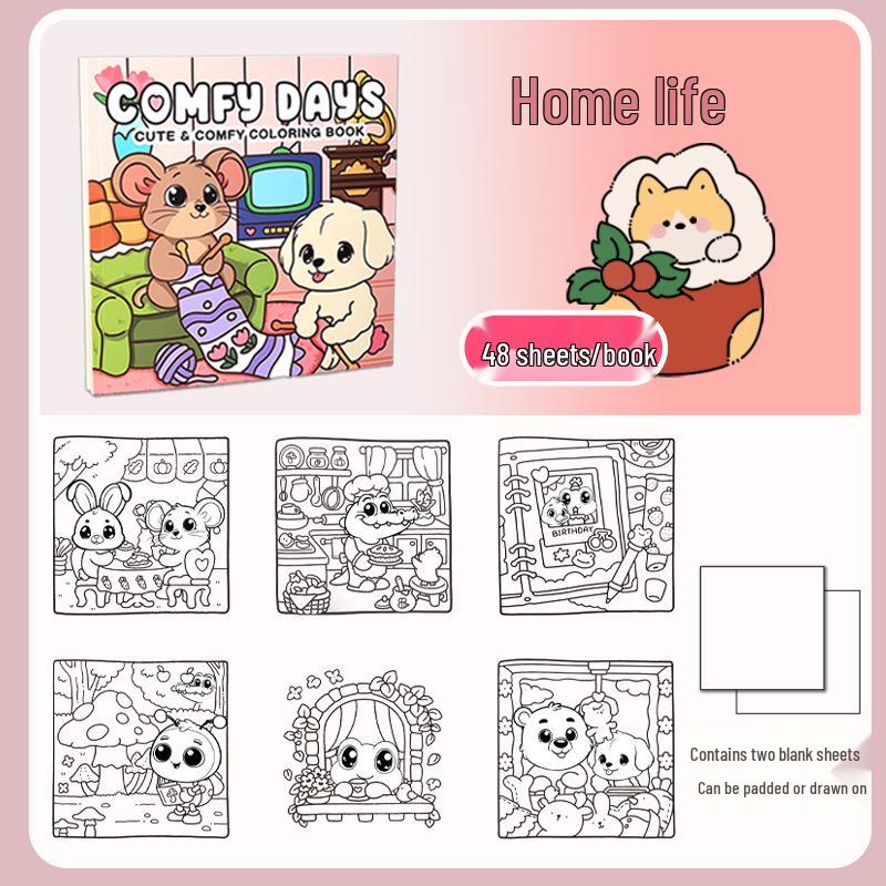 Strašidelná roztomilá příšerka omalovánky