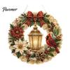 Living Room Holiday Decor Christmas Faux Pearl Art Hanging Ornament Kit, Acrylic Glowing Gift Ideas for Tree Window, DIY Festive Pendant Home Party