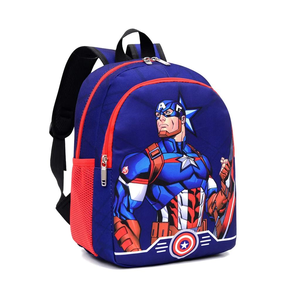 Marvel Bags Spider Man Iron Man Backpack Children Cartoon Captain America Kindergarten School Bag For Boys Schoolbag Gift
