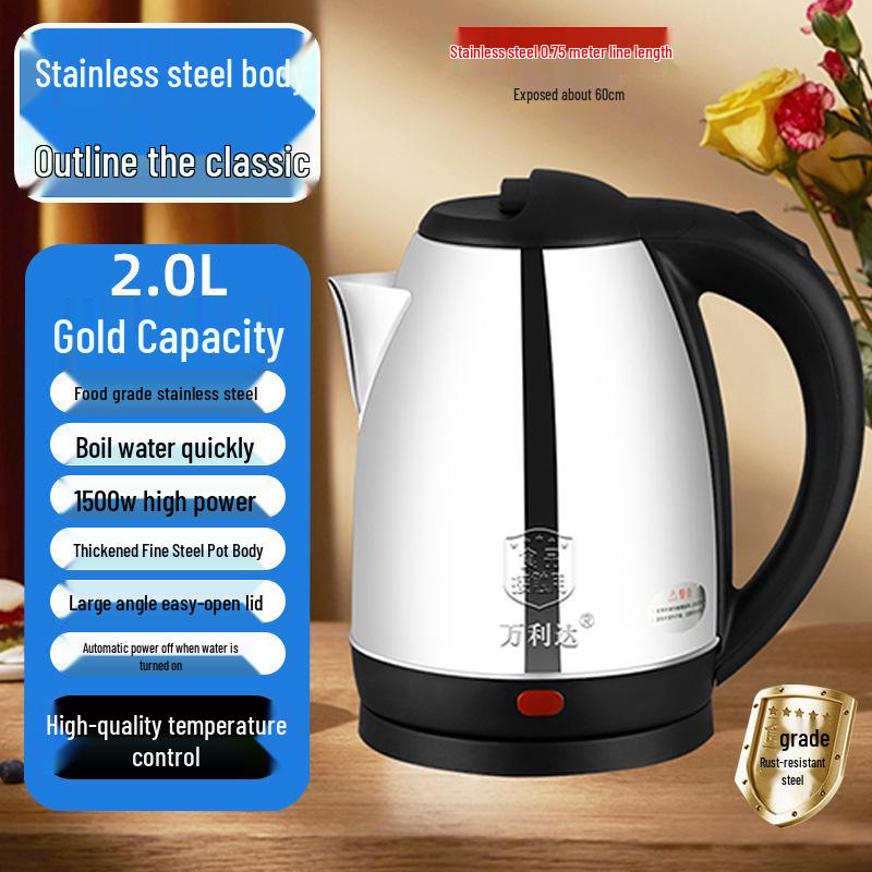 Wanlida Smart Electric Kettle - Keep Warm, Durable, Auto Power-Off, Large Capacity, Temperature Controlled Boiler.