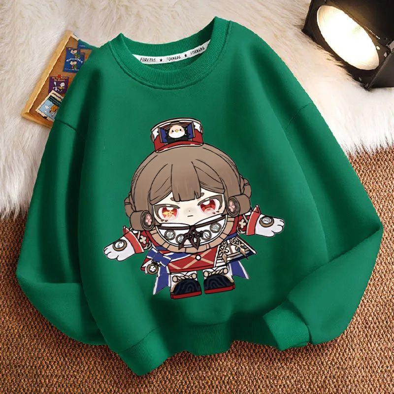

Children s Fashion Egg Boy Party Law Enforcement Judge Round-neck Hoodie Spring and Autumn Boys and Girls Long-sleeved Loose Coat 160