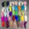 Fluffy Marabou Feather Dyed Feather Turkey Carnival, Halloween Plume, DIY Craft, 31 Colors, 10-15 Cm, 4-6 Inches, 100PCs