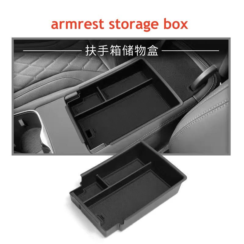 BYD Sealion 7 EV 2025 2024 Armrest Storage Box Cup Holder Silicone Interior Accessories