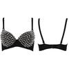 Mode Nieten Punk Rave Bralette Dessous Gothic BH Top Sexy Push Up BH Nachtclub Party Bar Mode Heiße BHs Für Frauen
