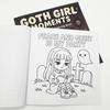 GOTEGIRL Gothic Girl Malbuch mit Stickern, 20 Seiten