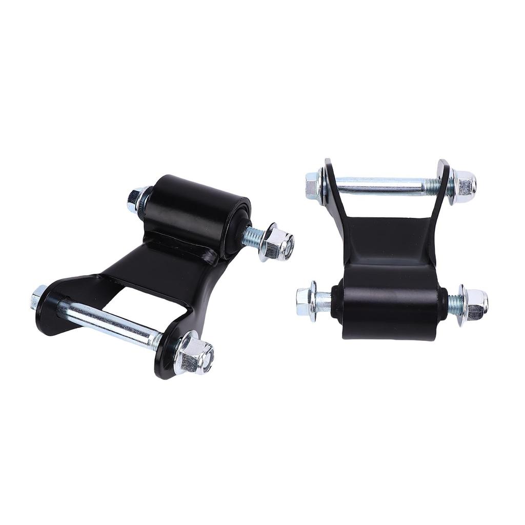 2 STK Bakre Bladfjær Bakover Sjakkel 722 029 Belagt Finish Stål Bakover Bladfjær Opphengssjakkel