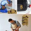 Electrician And Mechanic'S Portable Tool Roll Bag Heavy Duty Roll Up Detachable Zipper Bag