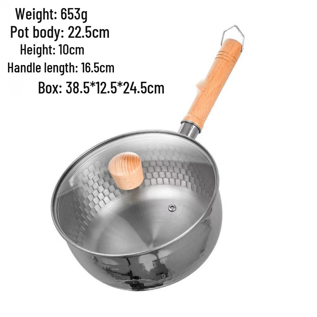 Multifunktionaler Antihaft-Topf aus Edelstahl für Suppe, Milch und Babynahrung