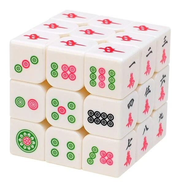 

Креативный Z CUBE из трех оригинальных классических венгерских Cibe 3x3 Китайский Z-CUBE Волшебный белый венгерский пазл 3D-головоломка Маджонг ZCUBE белый