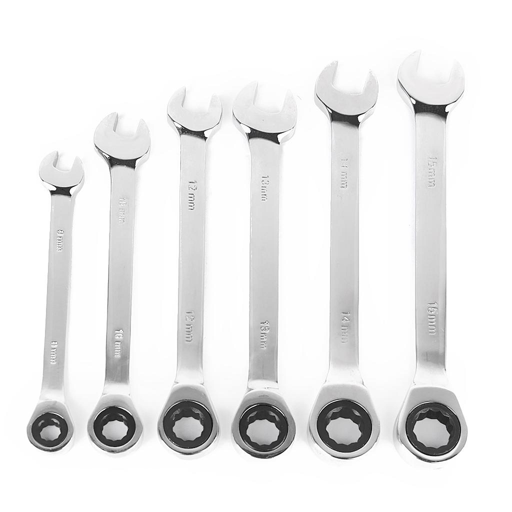 Reversible Metric Ratchet Wrench Socket Hand Spanner Nut Tool 10mm