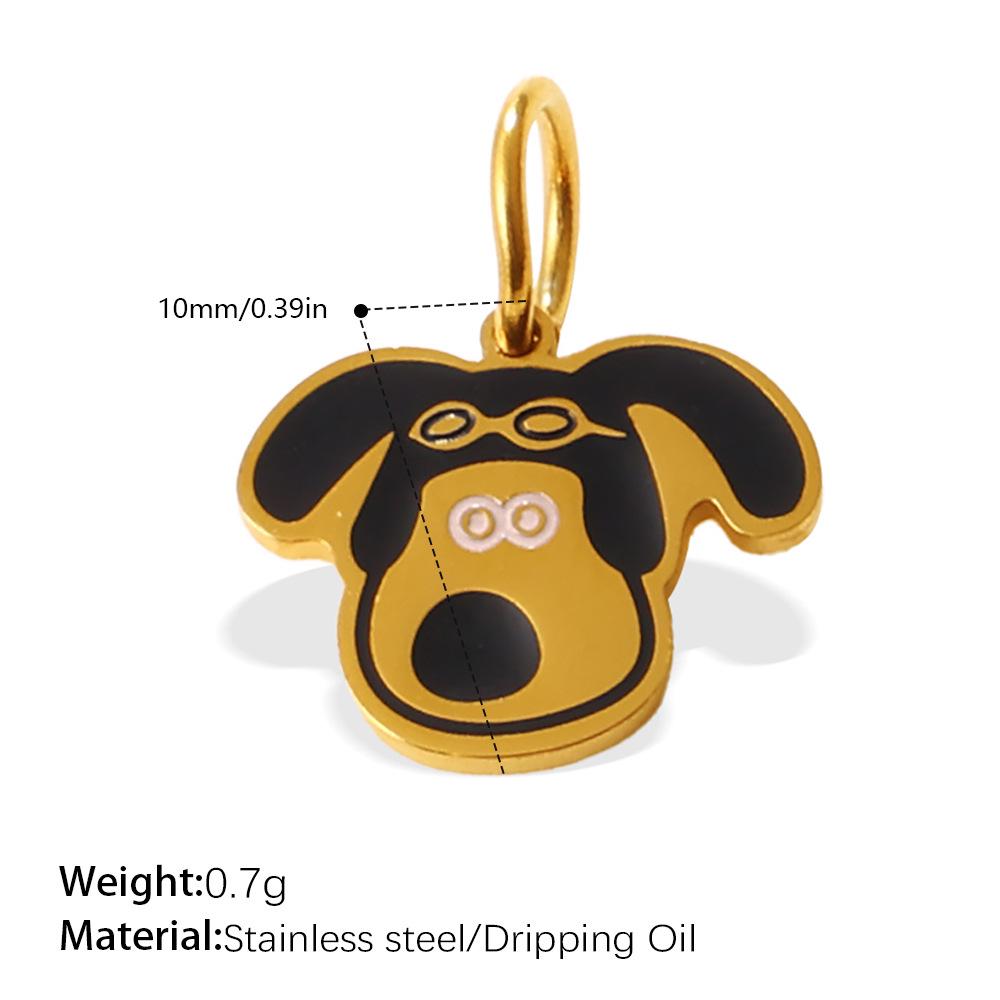 Adorable Animal Charm Series: Cat, Dog & Squirrel Pendants for DIY Bracelets