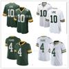 Green Bay Packers 10 Watson Football Jersey Cotton Men Women Unisex Sport Wear Fan Game Day Practice
