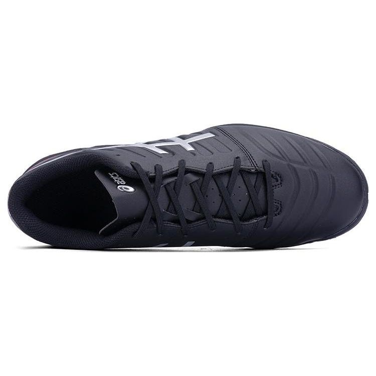 Asics Ds Light Club Round Toe Lace-Up TF (Rubber Studs) PU Soccer Shoes Men Soccer Shoes Black 1103A076-001